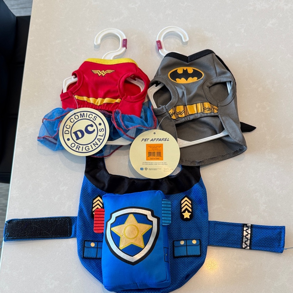 DC Comics Superhero Costume Set- Cat or Tiny Dog